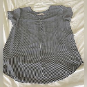 XL Striped Blouse T Shirt